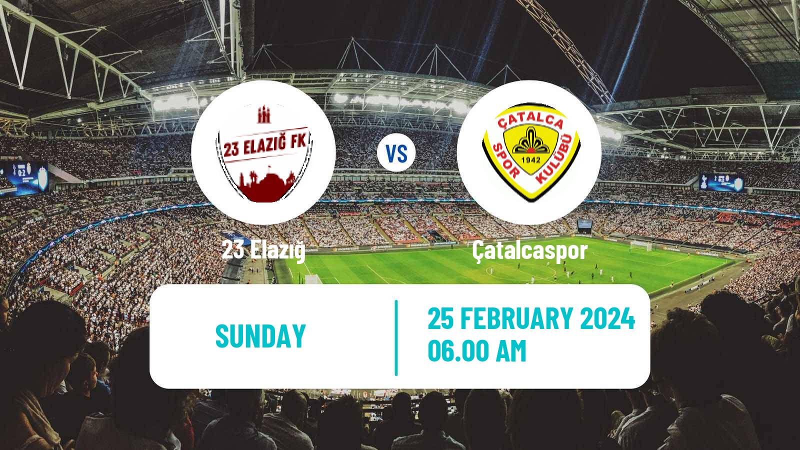 Soccer Turkish 3 Lig Group 4 23 Elazığ - Çatalcaspor