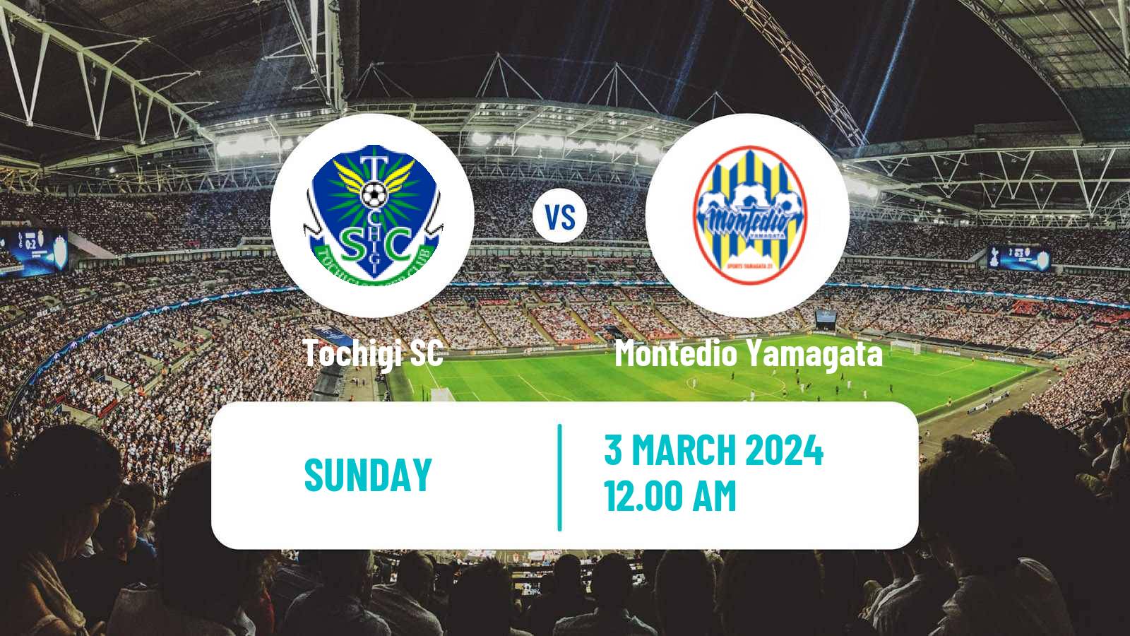 Soccer Japan J2 League Tochigi - Montedio Yamagata