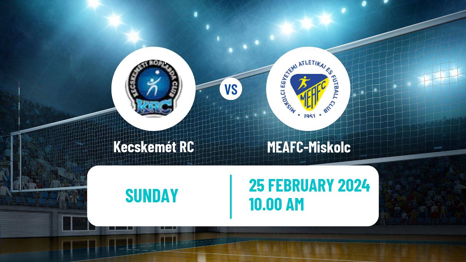 Volleyball Hungarian Extraliga Volleyball Kecskemét RC - MEAFC-Miskolc