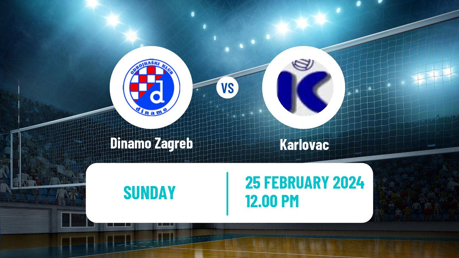 Volleyball Croatian Superliga Volleyball Women Dinamo Zagreb - Karlovac