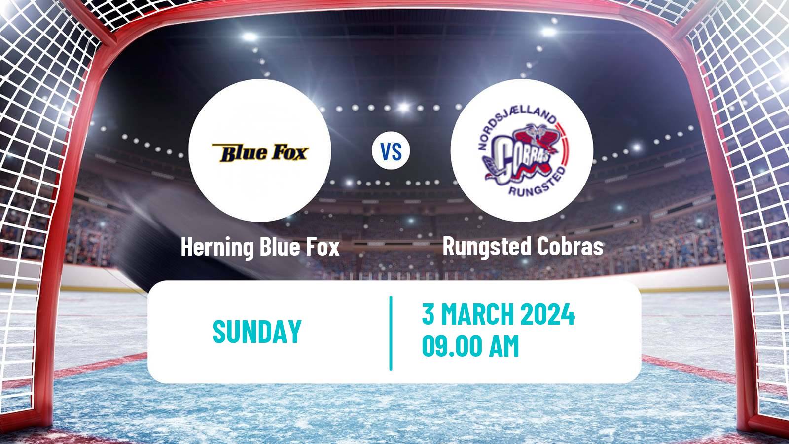 Hockey Danish Ishockey Ligaen Herning Blue Fox - Rungsted Cobras