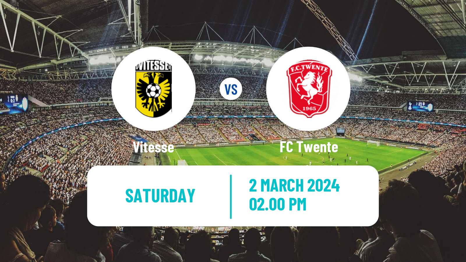 Soccer Dutch Eredivisie Vitesse - Twente