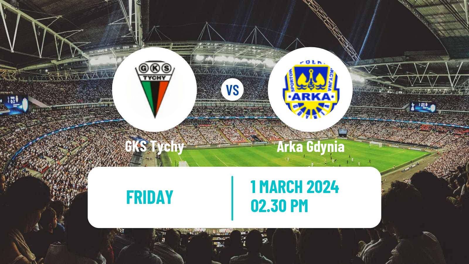 Soccer Polish Division 1 GKS Tychy - Arka Gdynia