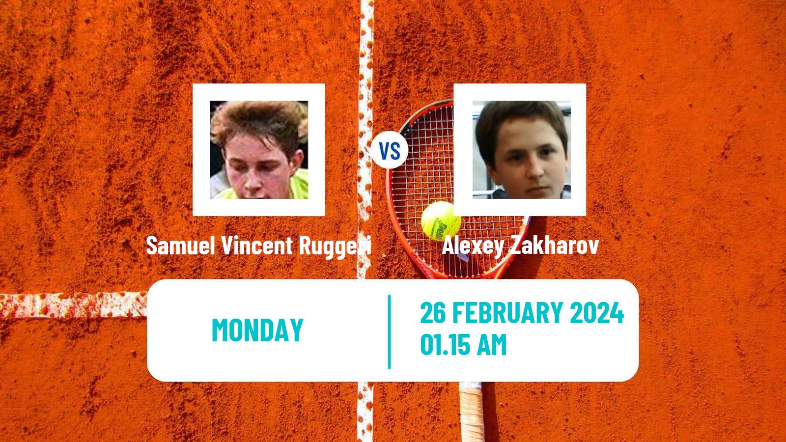 Tennis New Delhi Challenger Men Samuel Vincent Ruggeri - Alexey Zakharov