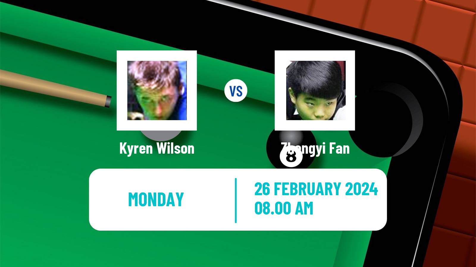 Snooker Championship League Kyren Wilson - Zhengyi Fan
