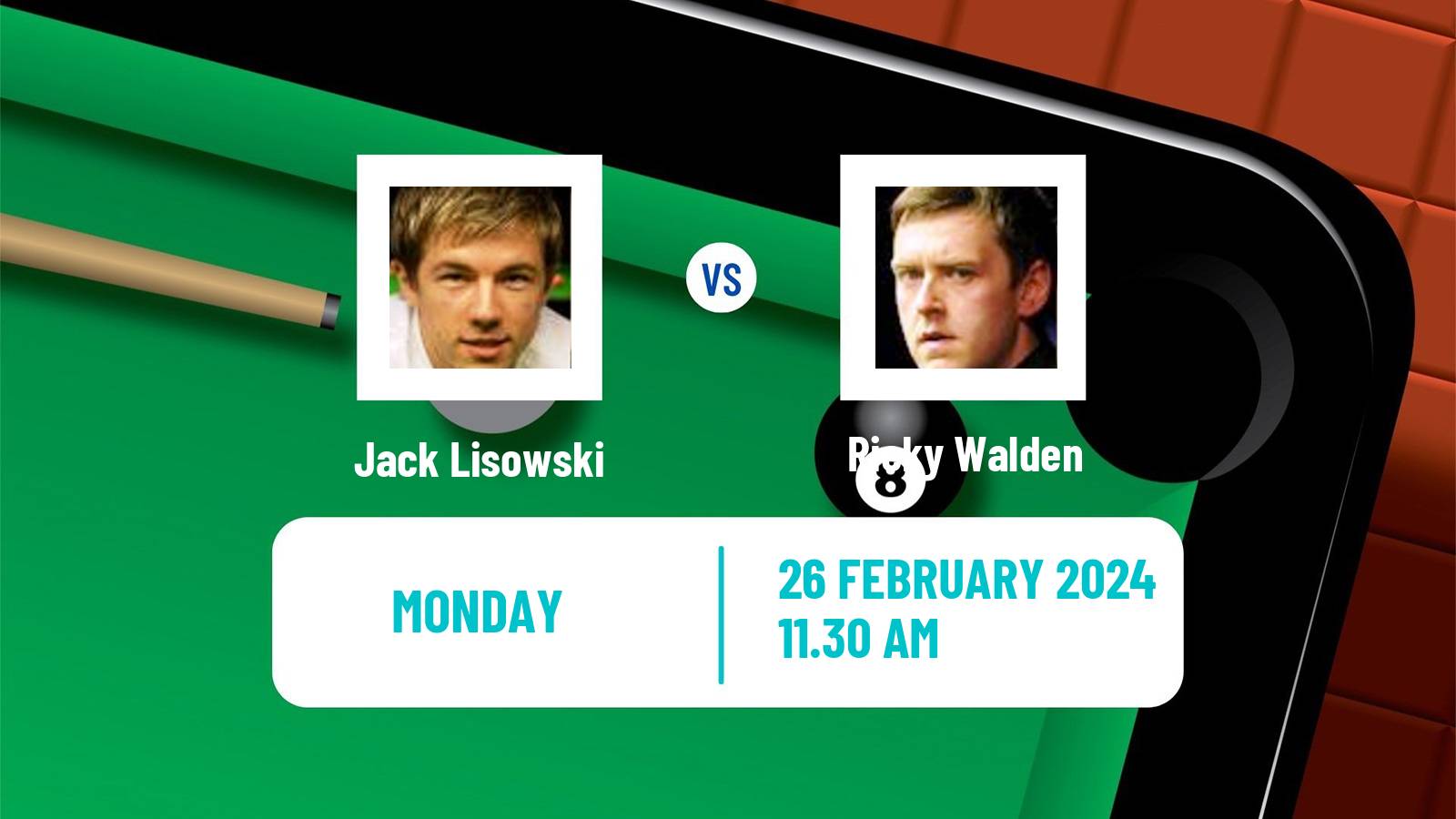 Snooker Championship League Jack Lisowski - Ricky Walden