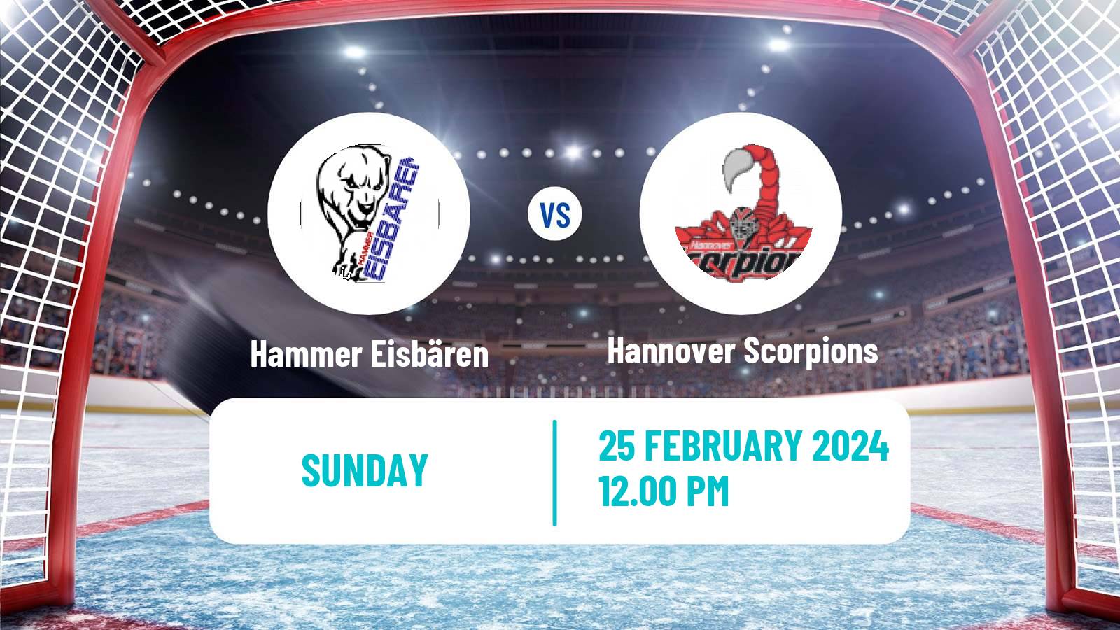 Hockey German Oberliga North Hockey Hammer Eisbären - Hannover Scorpions