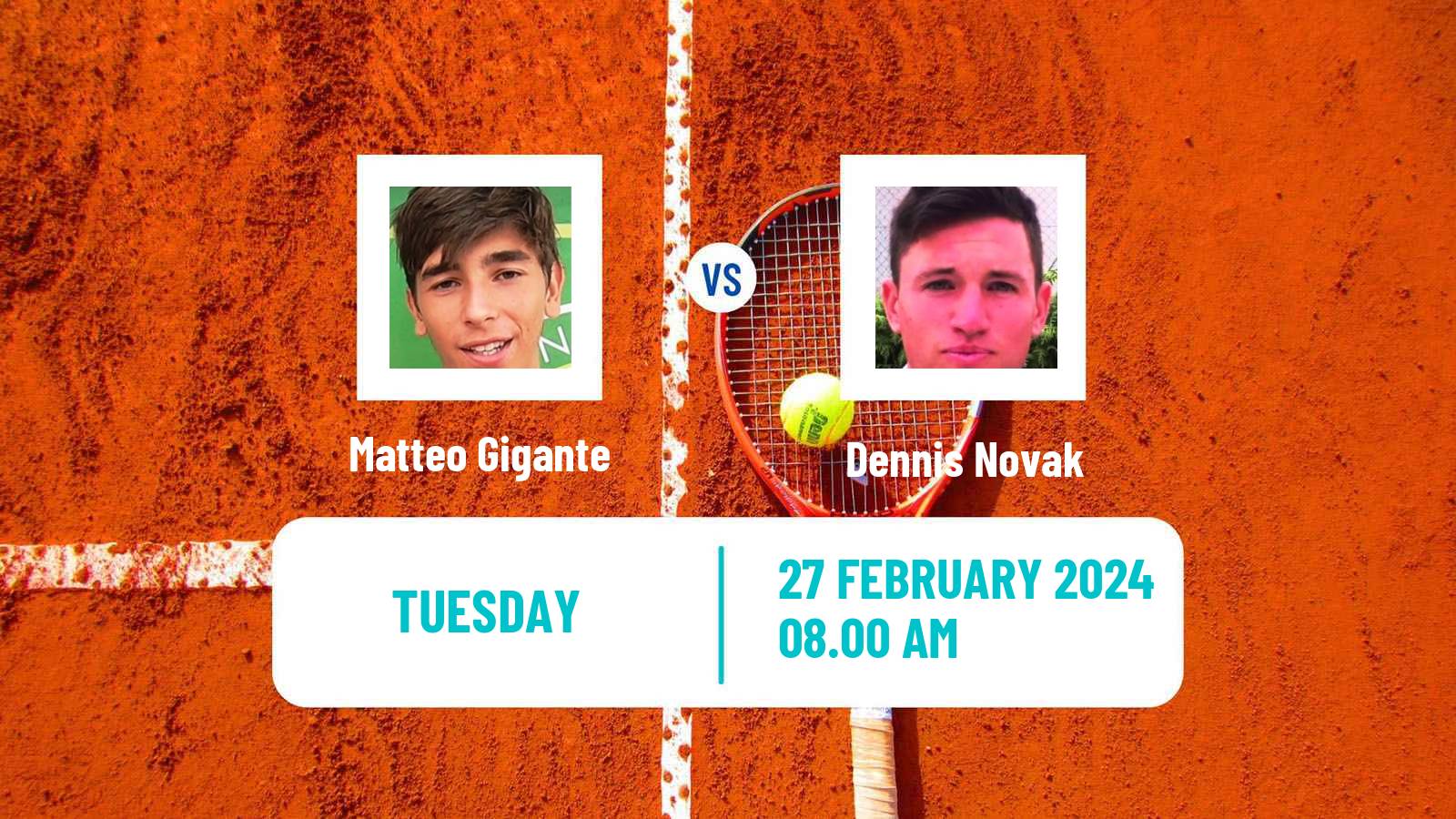 Tennis Tenerife 3 Challenger Men Matteo Gigante - Dennis Novak