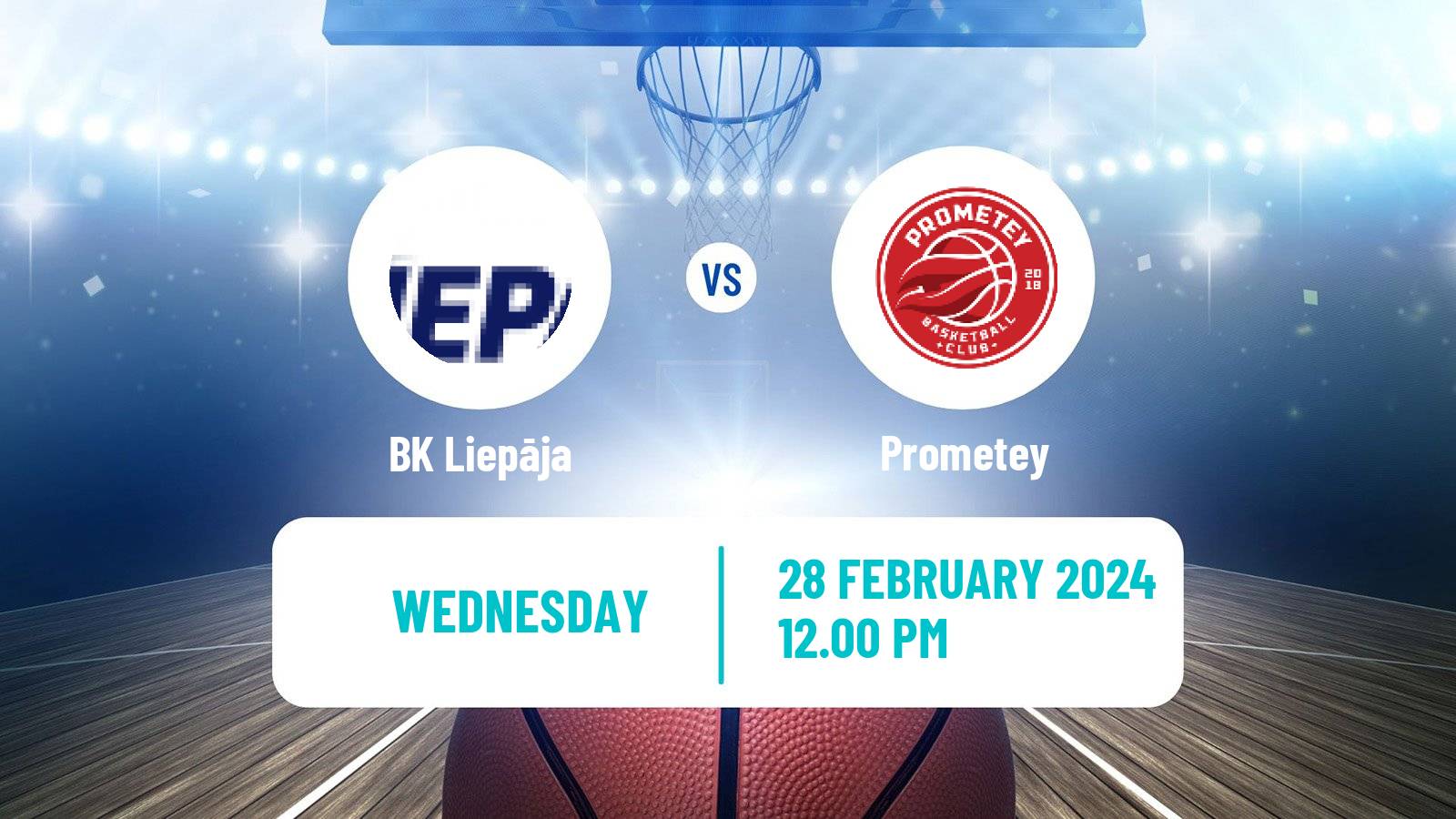 Basketball Estonian–Latvian Basketball League Liepāja - Prometey