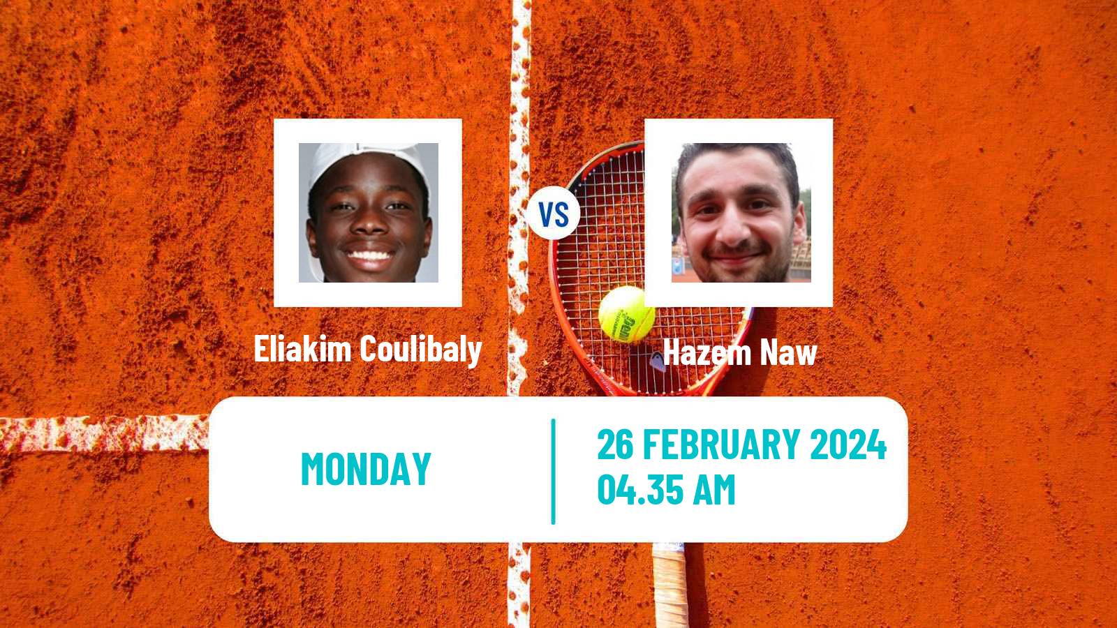 Tennis Lille Challenger Men Eliakim Coulibaly - Hazem Naw