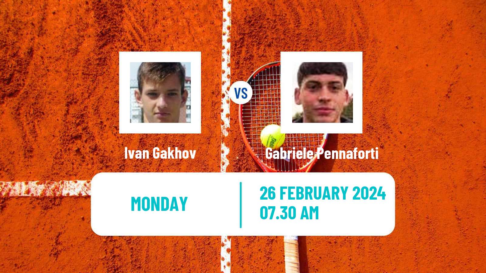 Tennis Kigali Challenger Men Ivan Gakhov - Gabriele Pennaforti