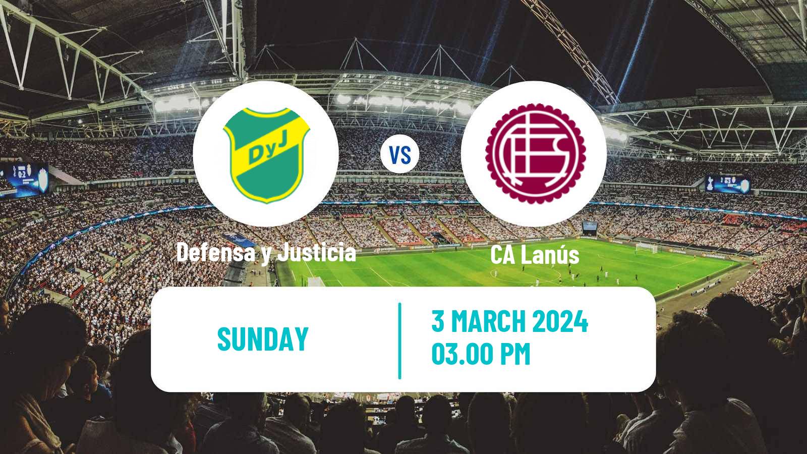 Soccer Argentinian Copa de la Liga Profesional Defensa y Justicia - Lanús