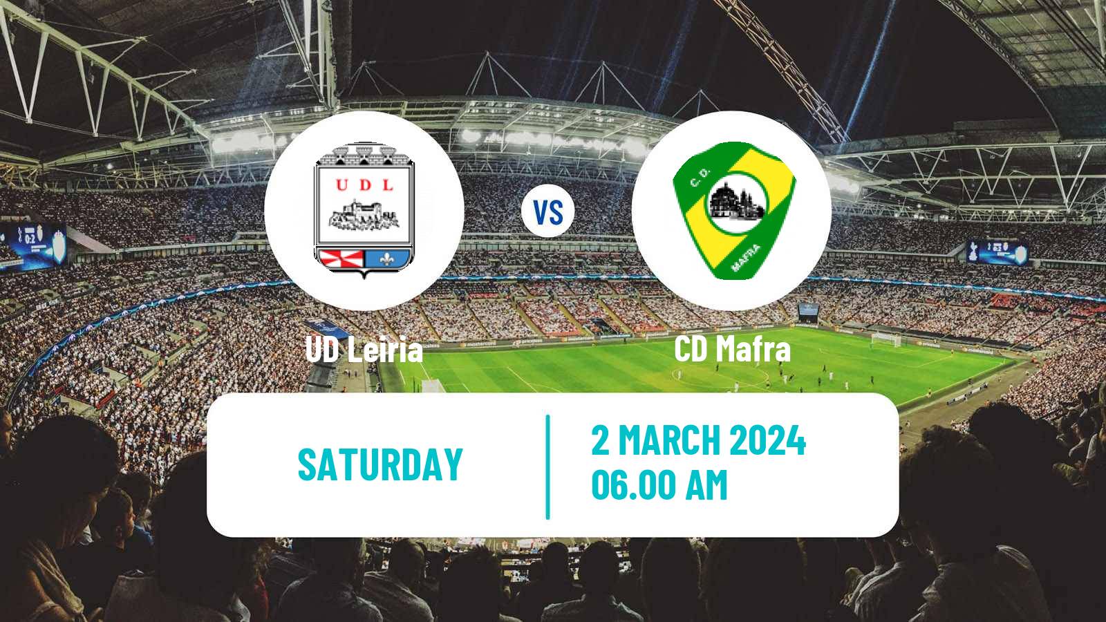 Soccer Portuguese Liga 2 Leiria - Mafra