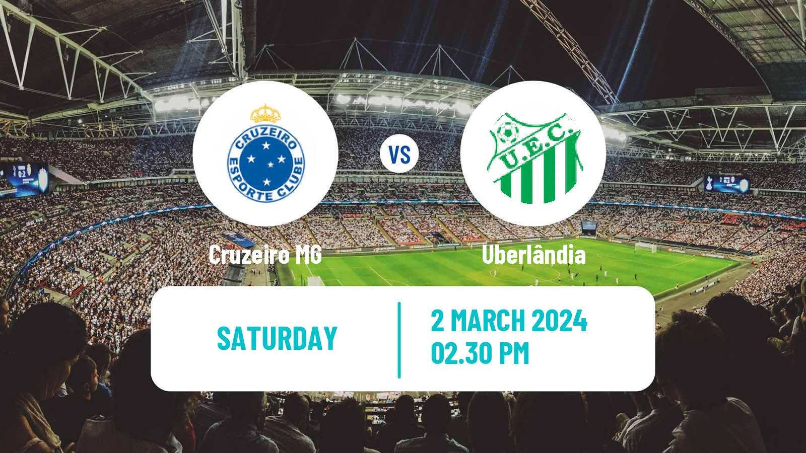 Soccer Brazilian Campeonato Mineiro Cruzeiro - Uberlândia