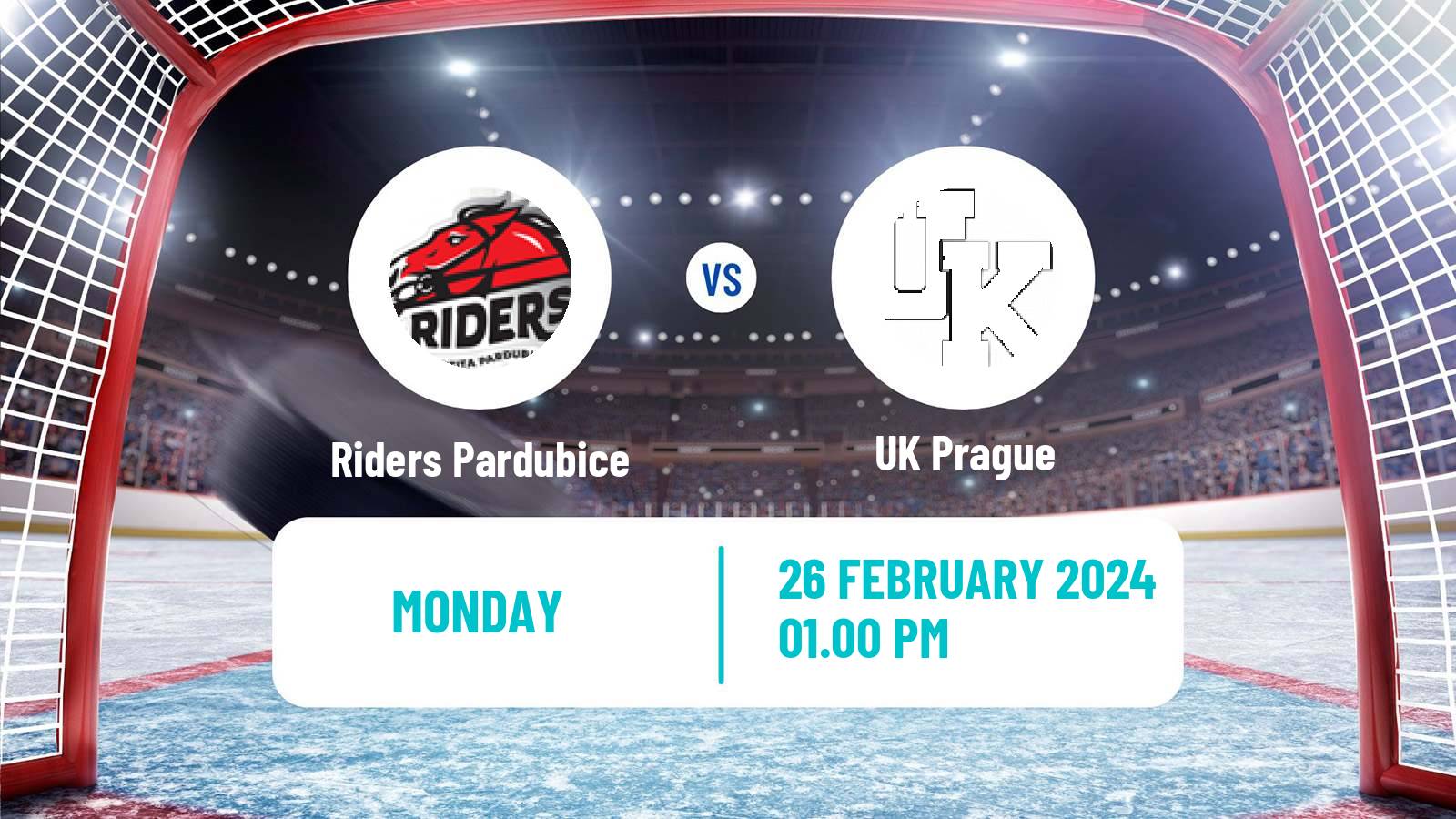 Hockey Czech ULLH Riders Pardubice - UK Prague