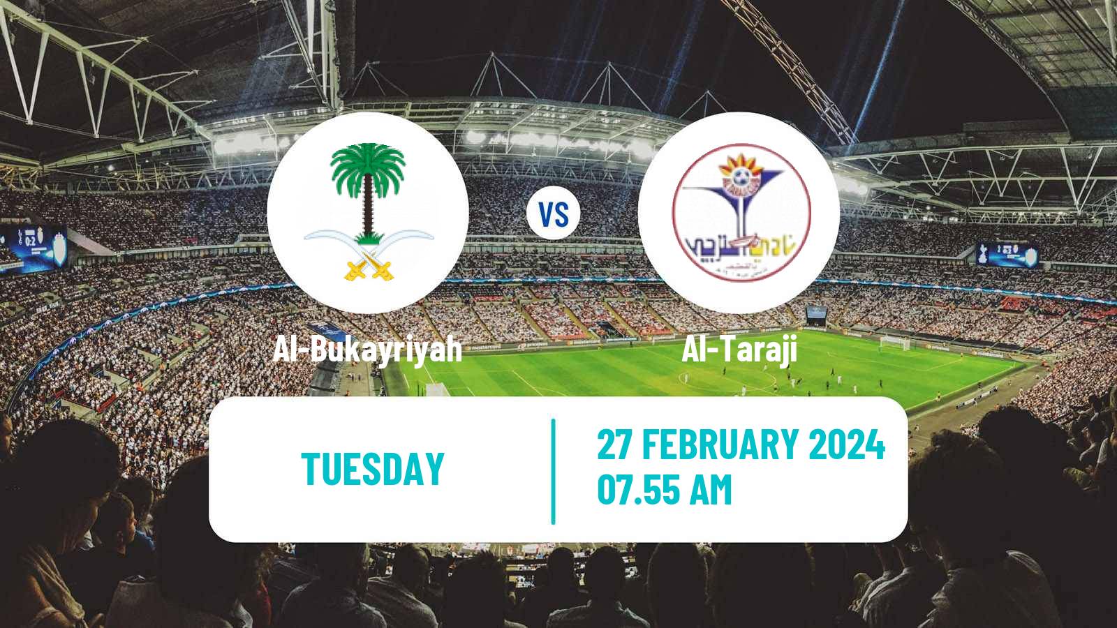 Soccer Saudi Division 1 Al-Bukayriyah - Al-Taraji