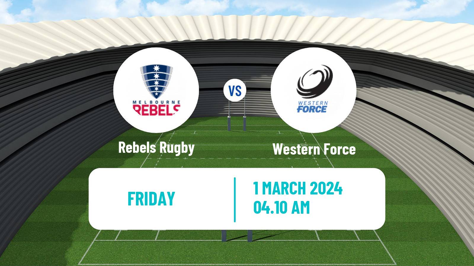 Rugby union Super Rugby Rebels - Western Force