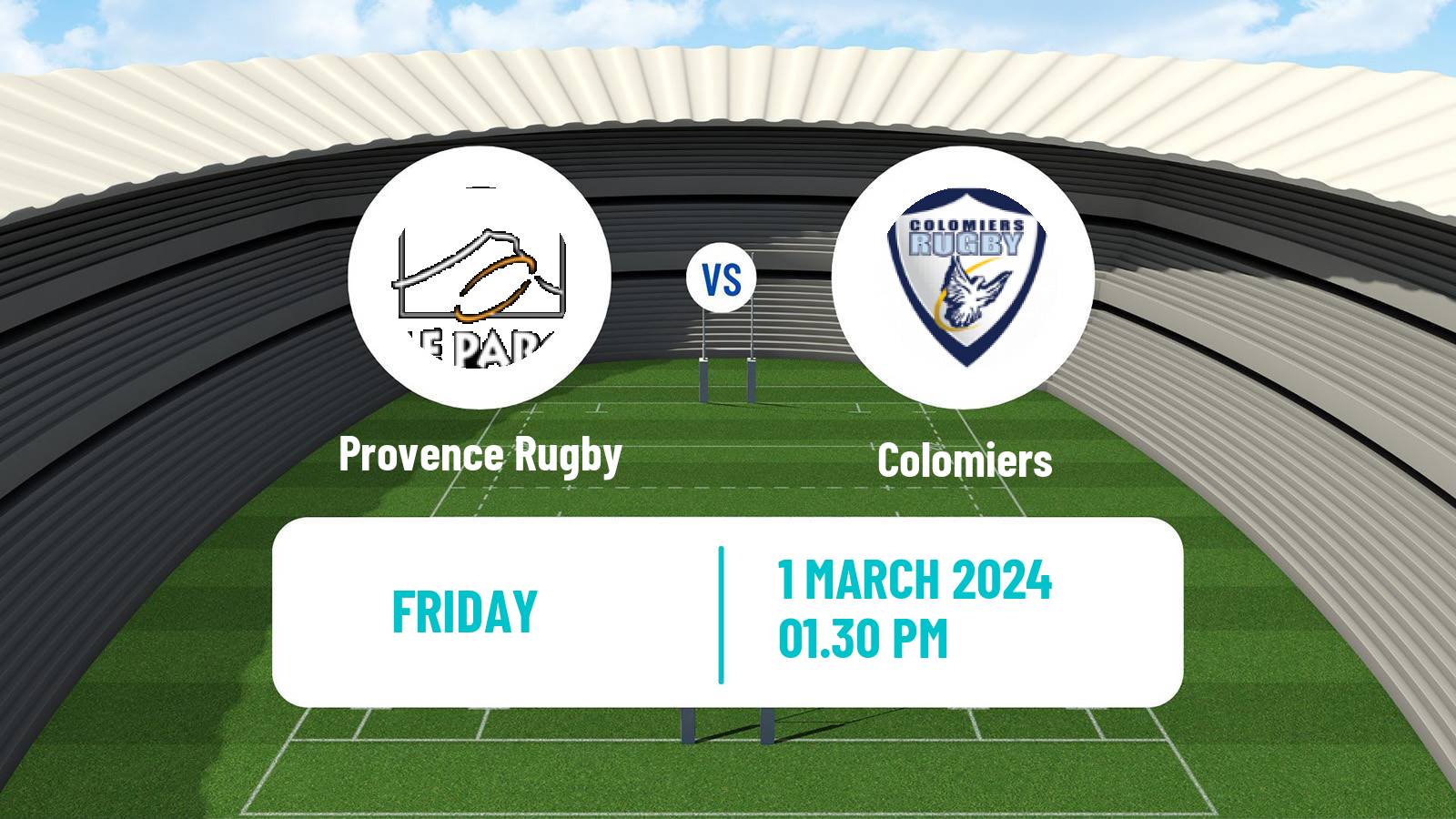 Rugby union French Pro D2 Provence Rugby - Colomiers