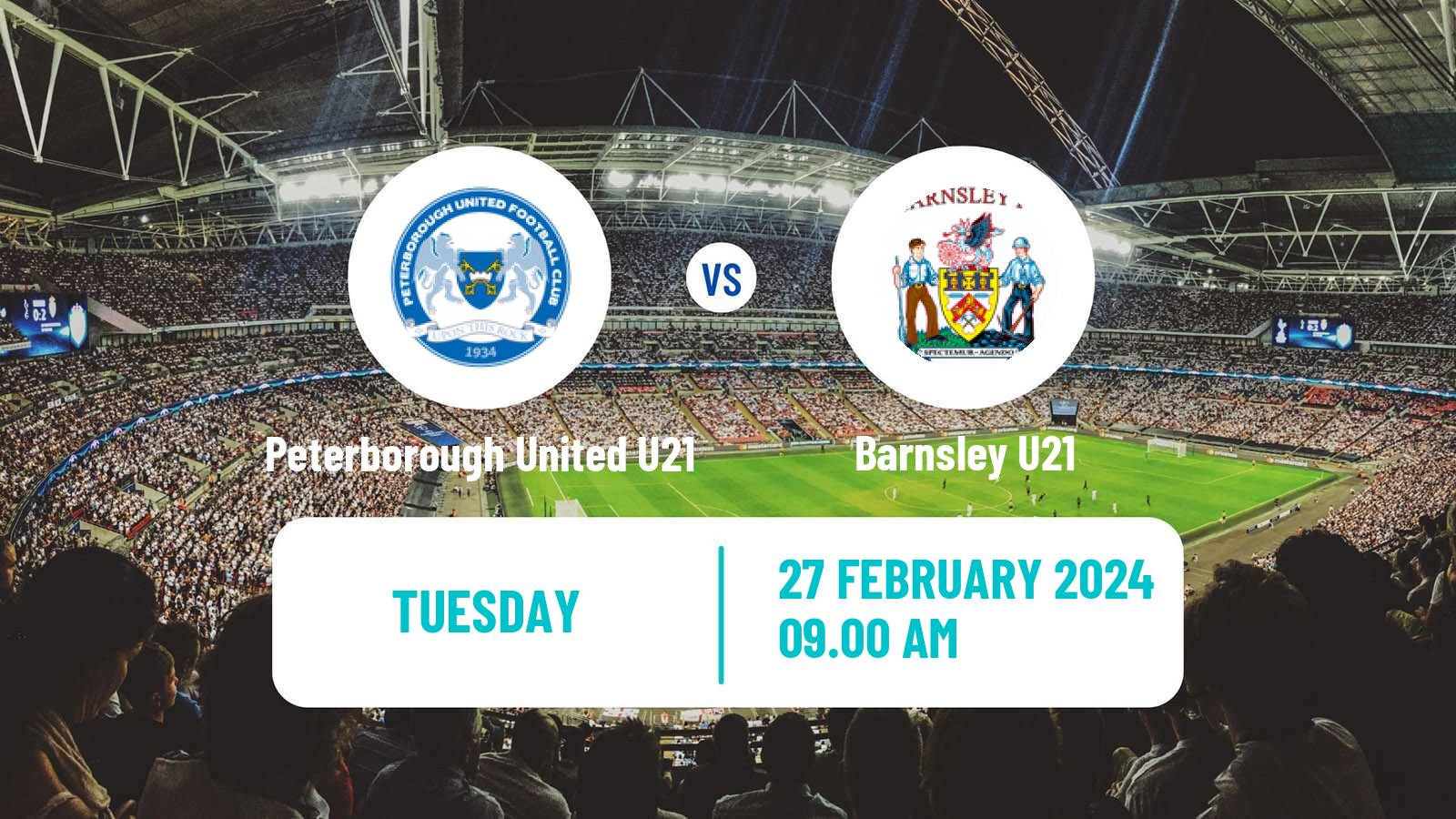 Soccer English Professional Development League Peterborough United U21 - Barnsley U21