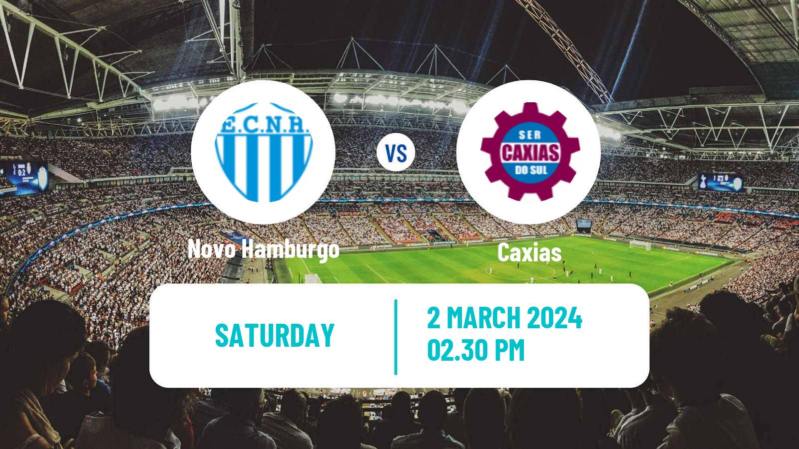 Soccer Brazilian Campeonato Gaucho Novo Hamburgo - Caxias