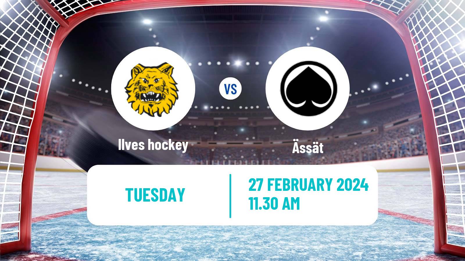 Hockey Finnish SM-liiga Ilves - Ässät
