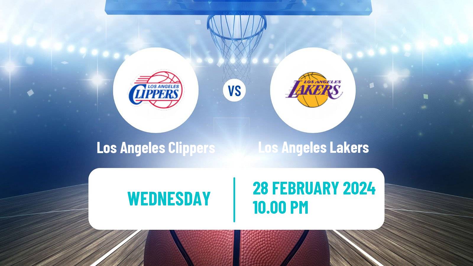 Basketball NBA Los Angeles Clippers - Los Angeles Lakers