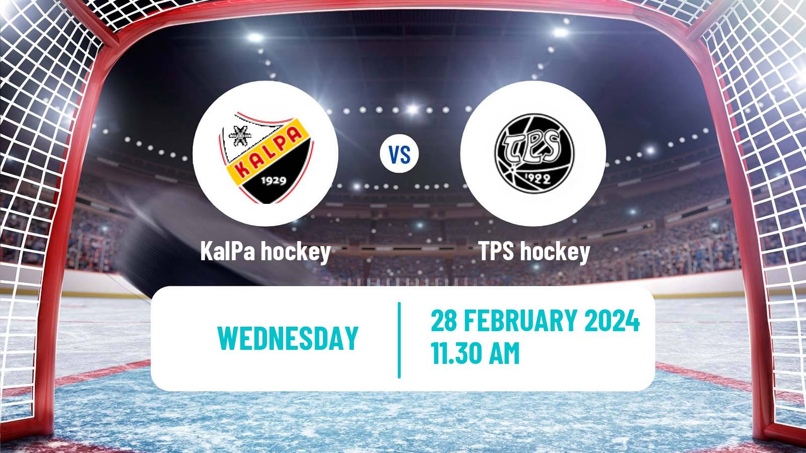 Hockey Finnish SM-liiga KalPa - TPS