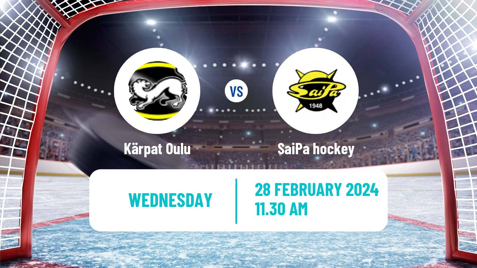 Hockey Finnish SM-liiga Kärpät - SaiPa