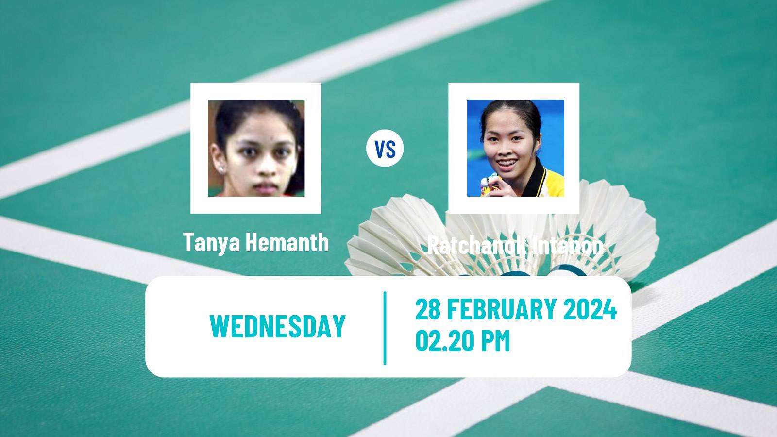 Badminton BWF World Tour German Open Women Tanya Hemanth - Ratchanok Intanon