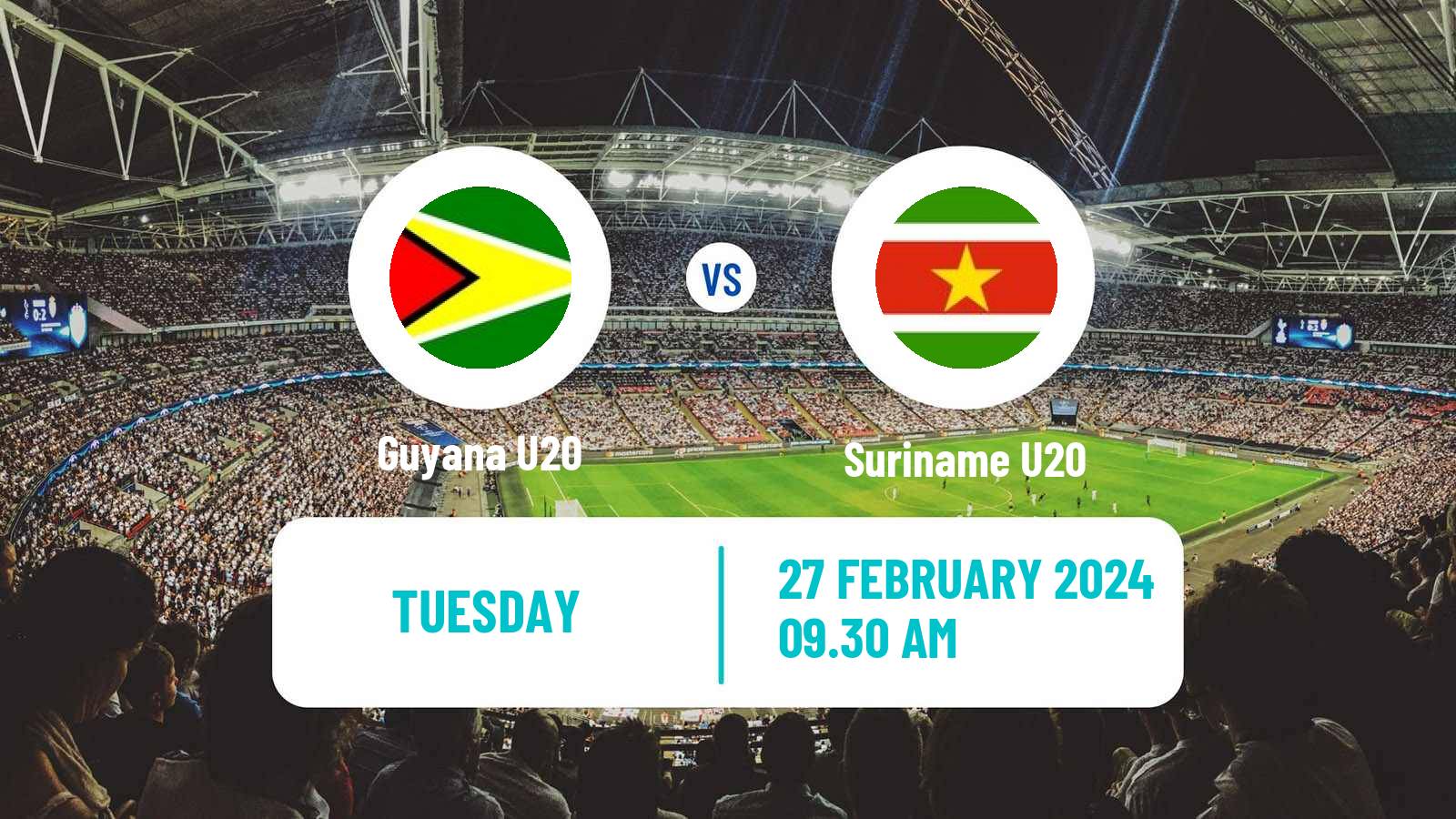 Soccer CONCACAF Championship U20 Guyana U20 - Suriname U20
