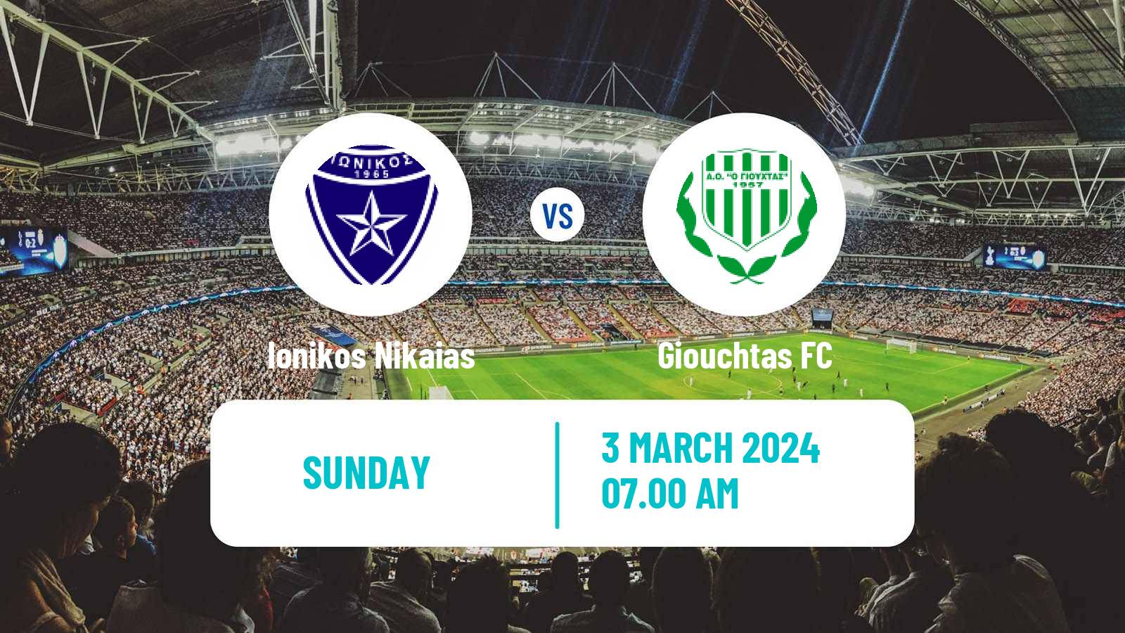 Soccer Greek Super League 2 Ionikos Nikaias - Giouchtas