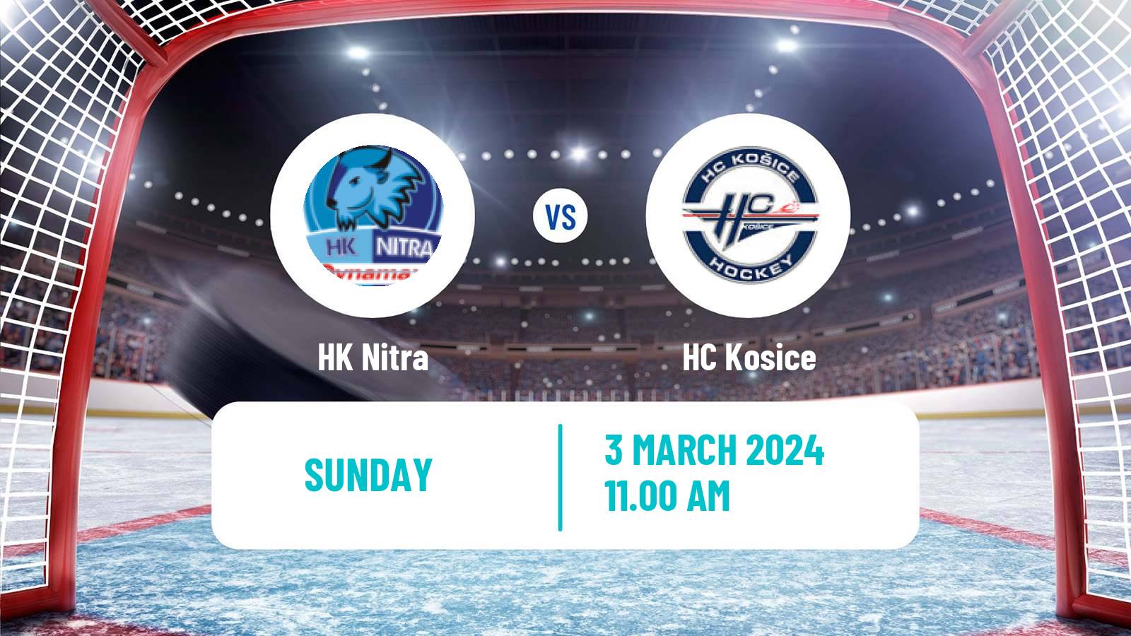 Hockey Slovak Extraliga Nitra - HC Košice