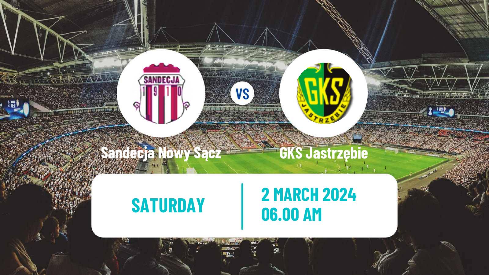 Soccer Polish Division 2 Sandecja Nowy Sącz - GKS Jastrzębie