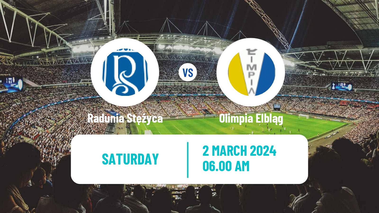 Soccer Polish Division 2 Radunia Stężyca - Olimpia Elbląg