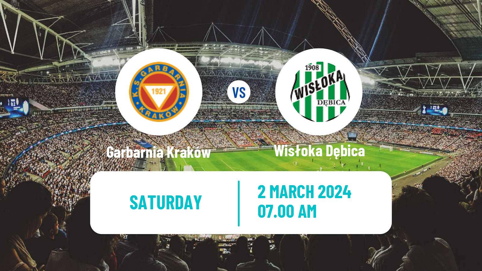 Soccer Polish Division 3 - Group IV Garbarnia Kraków - Wisłoka Dębica