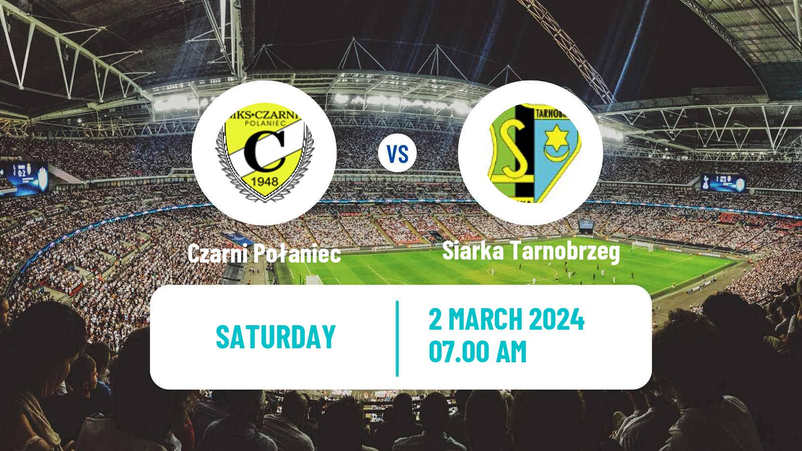 Soccer Polish Division 3 - Group IV Czarni Połaniec - Siarka Tarnobrzeg