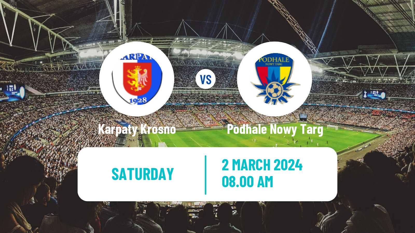 Soccer Polish Division 3 - Group IV Karpaty Krosno - Podhale Nowy Targ