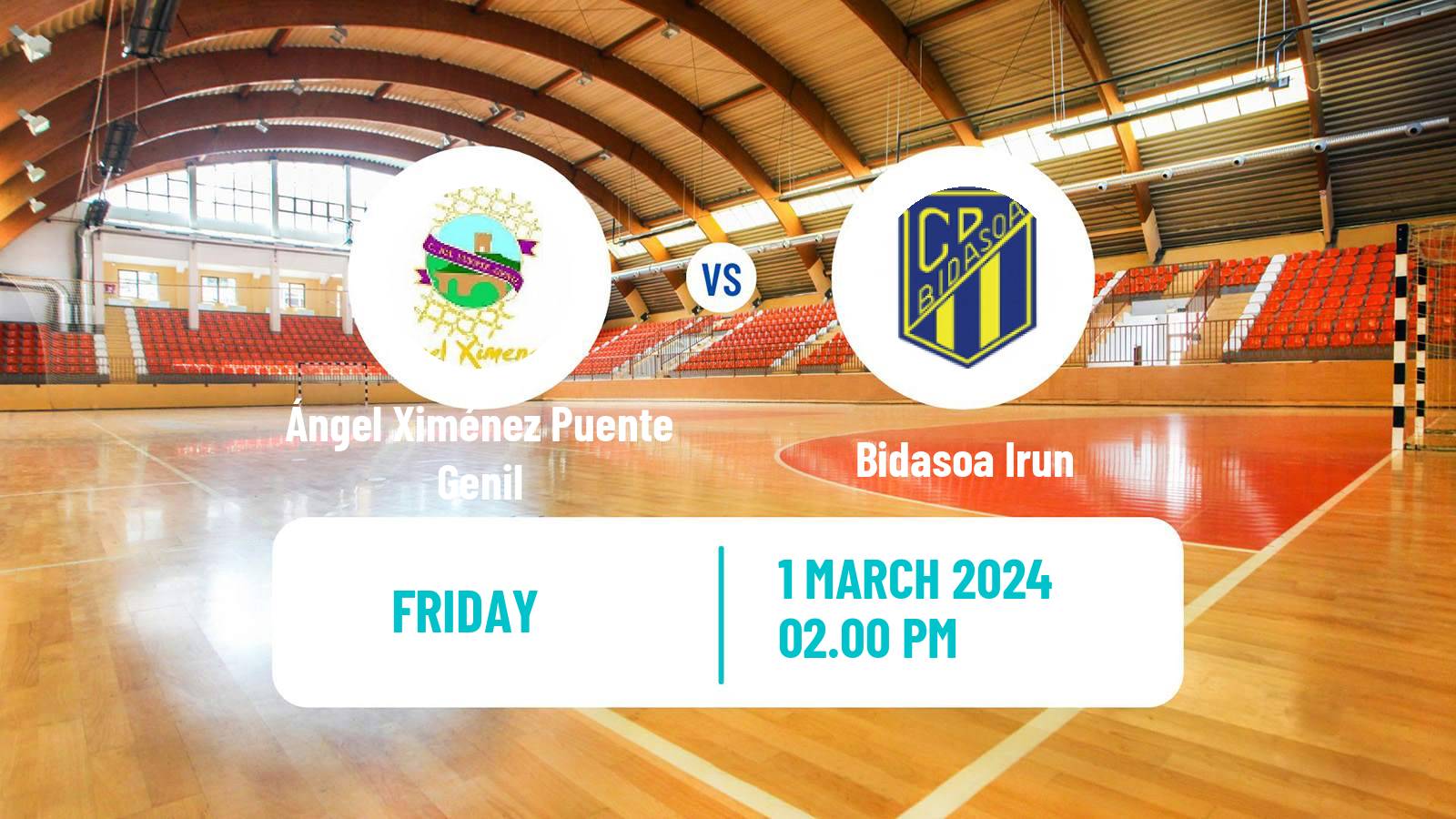 Handball Spanish Liga ASOBAL Ángel Ximénez Puente Genil - Bidasoa Irun