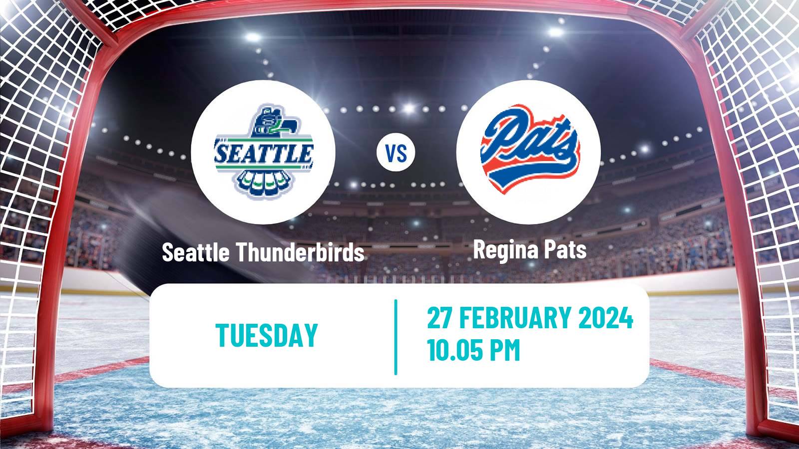 Hockey WHL Seattle Thunderbirds - Regina Pats