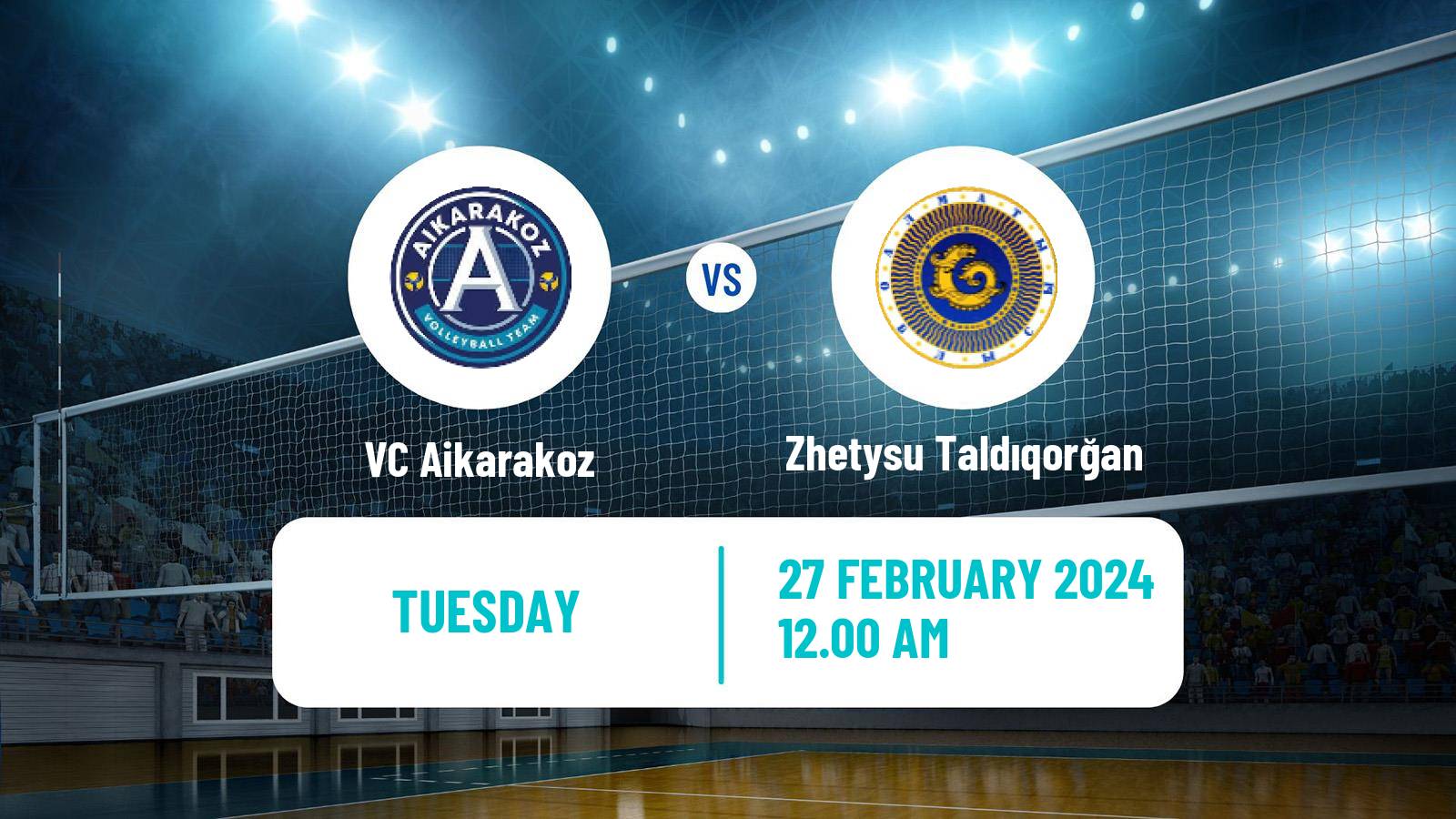 Volleyball Kazakh National League Volleyball Women Aikarakoz - Zhetysu Taldıqorğan