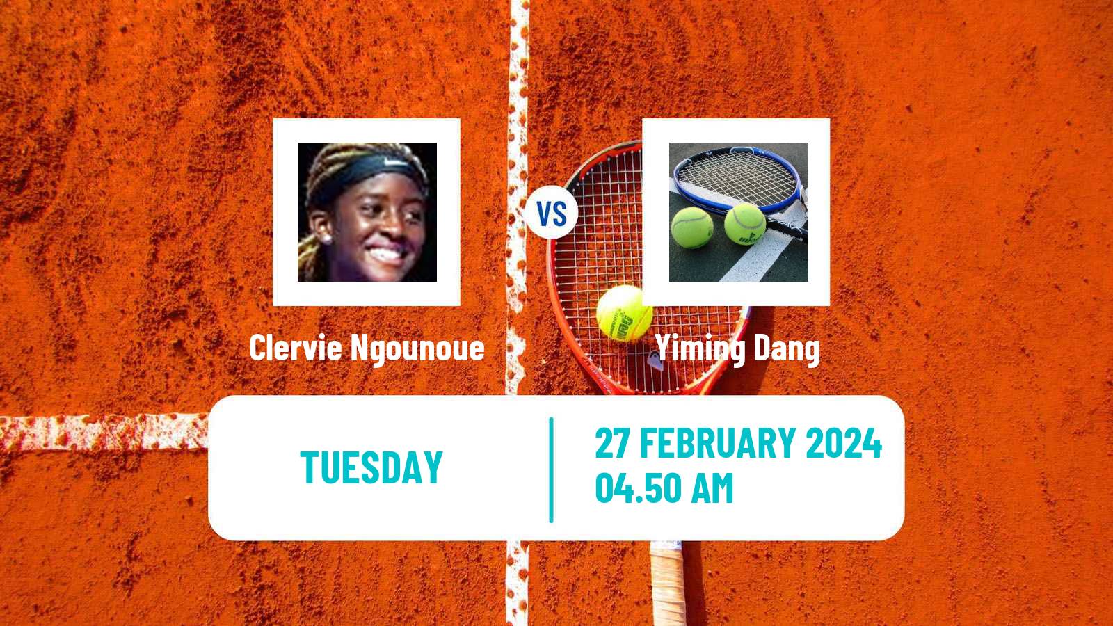 Tennis ITF W50 Pretoria 2 Women Clervie Ngounoue - Yiming Dang