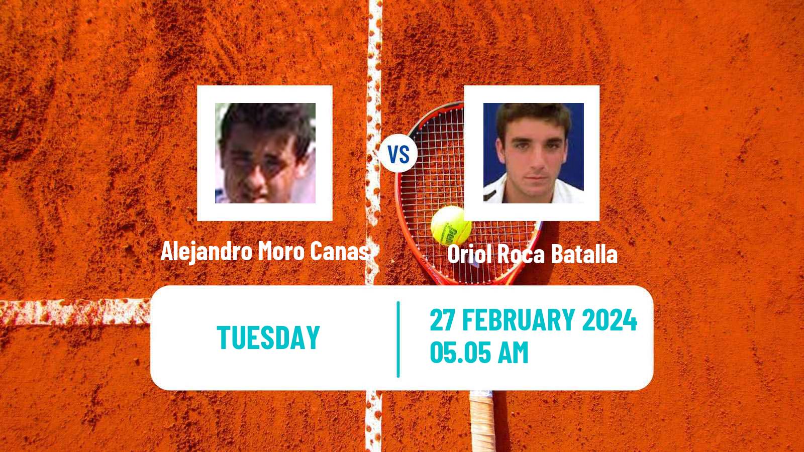 Tennis Tenerife 3 Challenger Men Alejandro Moro Canas - Oriol Roca Batalla