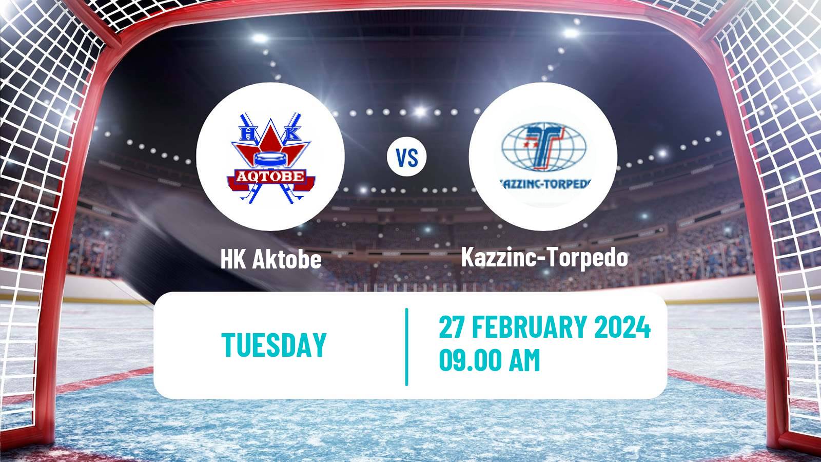 Hockey Kazakh Ice Hockey Championship Aktobe - Kazzinc-Torpedo