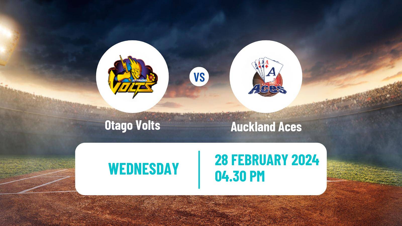 Cricket Plunket Shield Otago Volts - Auckland Aces