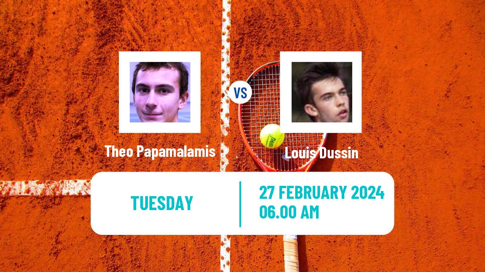 Tennis ITF M15 Lannion Men Theo Papamalamis - Louis Dussin