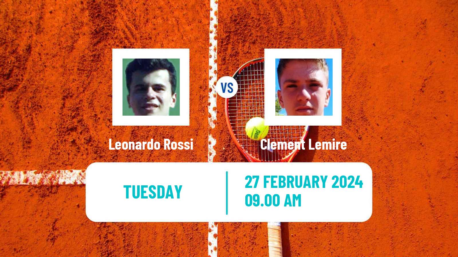 Tennis ITF M15 Lannion Men Leonardo Rossi - Clement Lemire