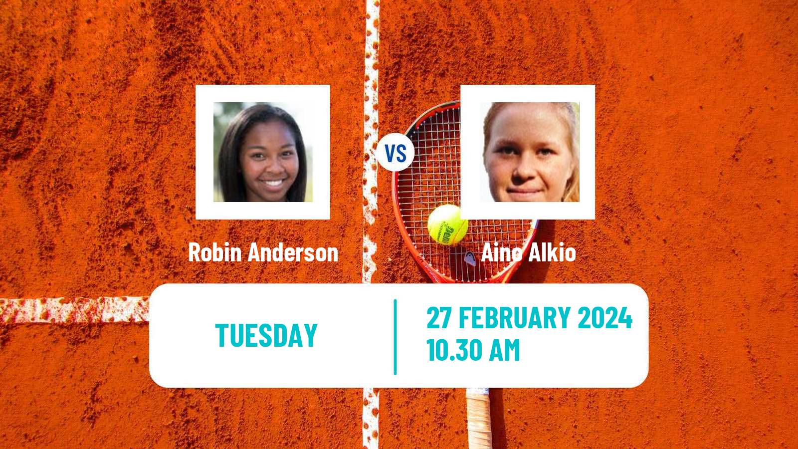 Tennis ITF W35 Helsinki Women Robin Anderson - Aino Alkio