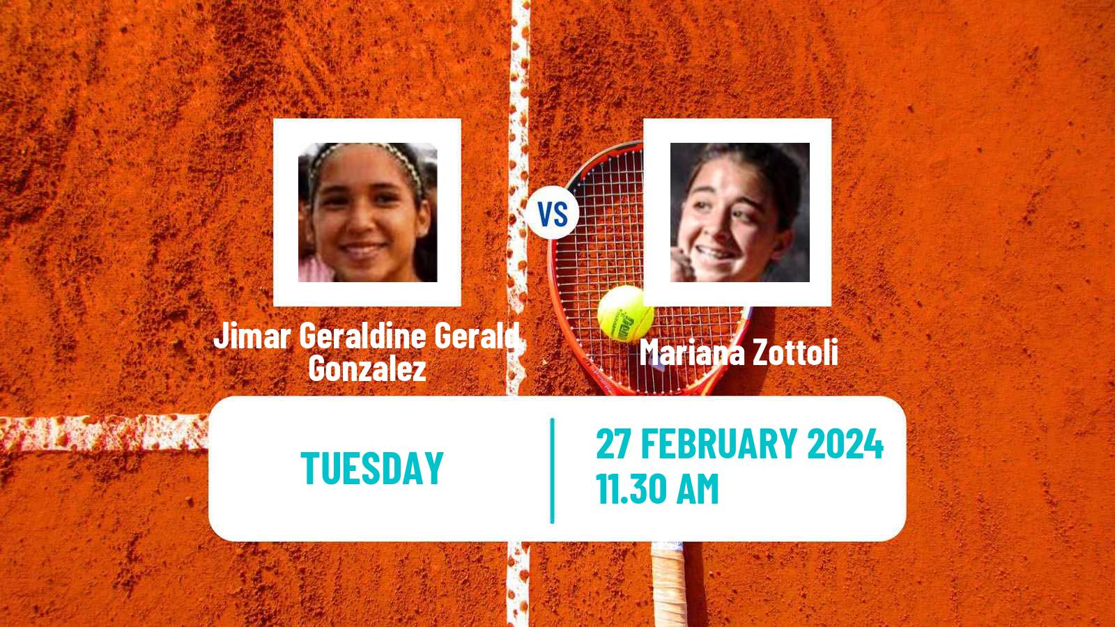 Tennis ITF W15 Tucuman Women Jimar Geraldine Gerald Gonzalez - Mariana Zottoli