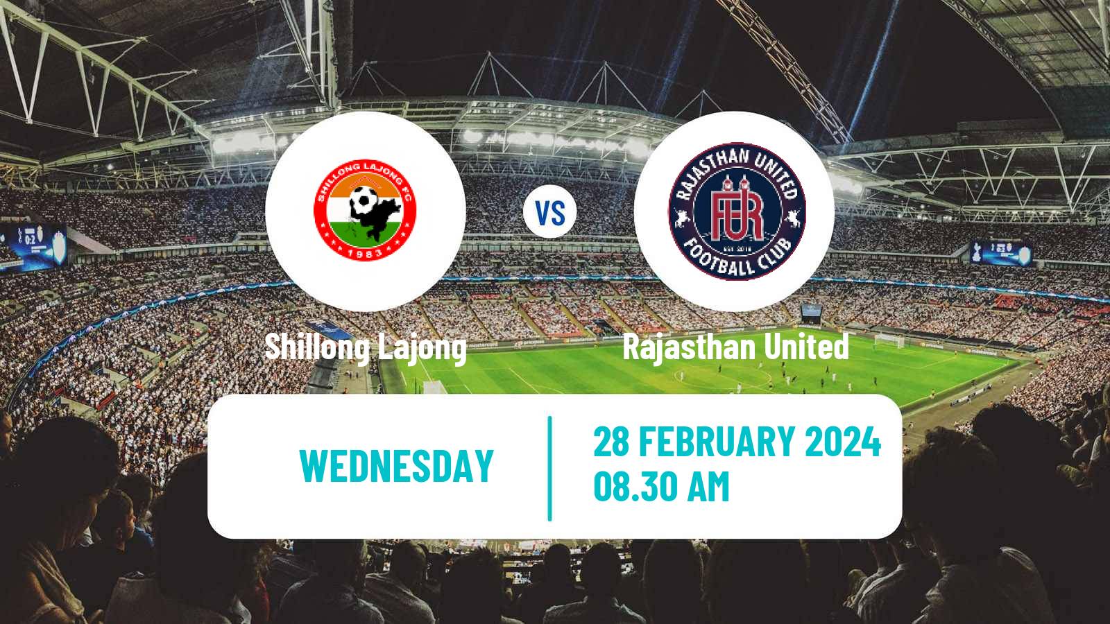 Soccer Indian I-League Shillong Lajong - Rajasthan United