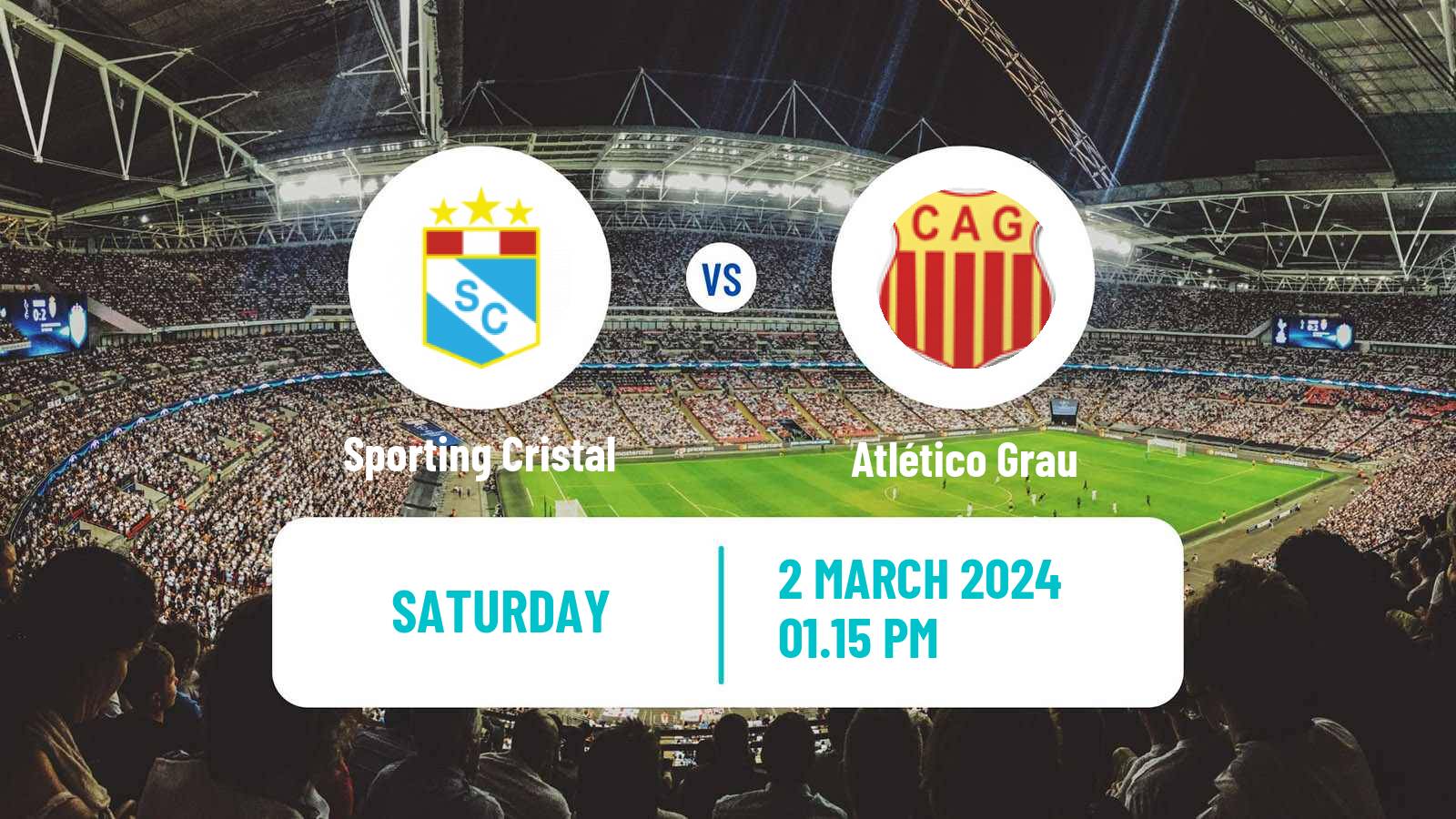 Soccer Peruvian Liga 1 Sporting Cristal - Atlético Grau